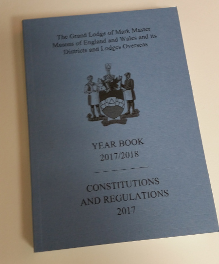 Mark - Book of Constitutions & Year Book - Click Image to Close